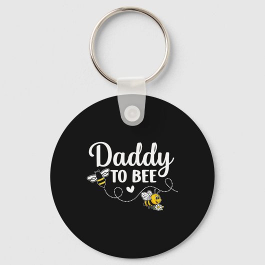 Daddy To Bee Gender Reveal Pregnancy Announcement  Sleutelhanger (Voorkant)
