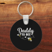 Daddy To Bee Gender Reveal Pregnancy Announcement Sleutelhanger (Voorkant)