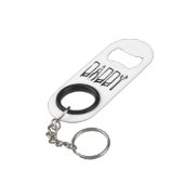 "Daddy Tools" Bottle Opener Graphic - Vaderdag Mini Flessenopener (Achterkant Gekanteld)