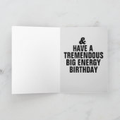 DADDY TRUMP FUNNY BIRTHDAY-KAARTEN VOOR HAAR KAART (Binnen)