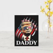 Daddy Trump Grappig - Daddy Trump Kaart (Gele Bloem)