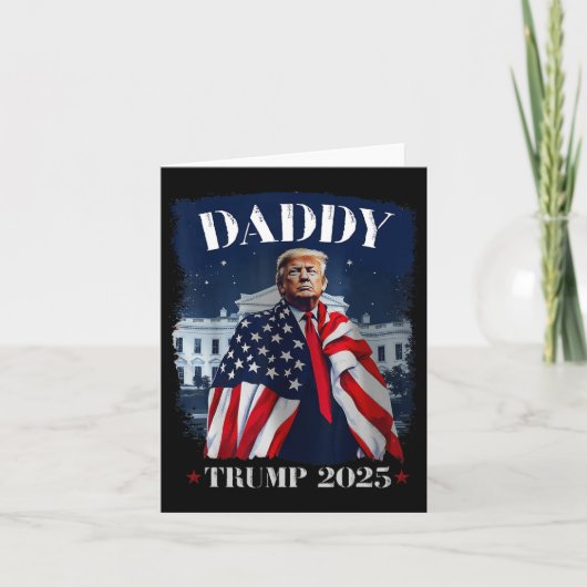 Daddy Trump Grappig Overhemd - Daddy Trump Kaart (Voorkant)
