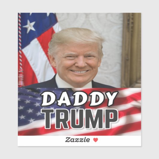 Daddy Trump Sticker (Vel)