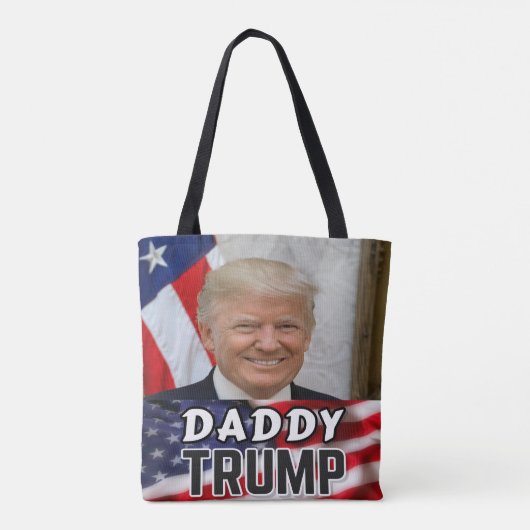 Daddy Trump Tote Bag (Achterkant)