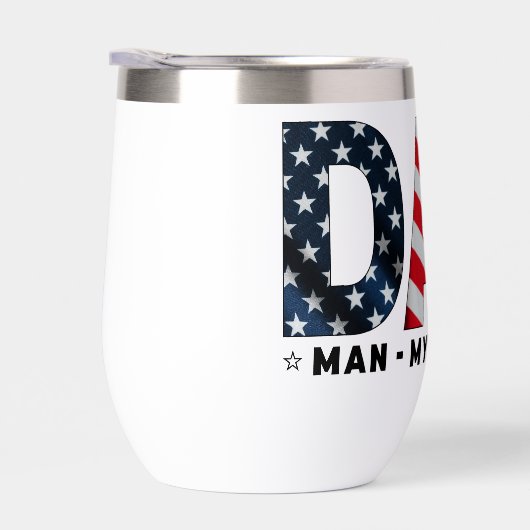 Daddy USA Onafhankelijkheidsdag Vaderdag Patriotti (Rechts)