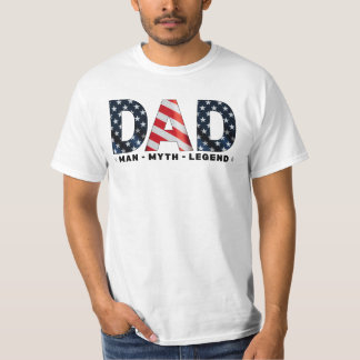 Daddy USA Onafhankelijkheidsdag Vaderdag Patriotti T-shirt