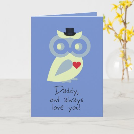 Daddy Vaderdag Kaart (Gele Bloem)