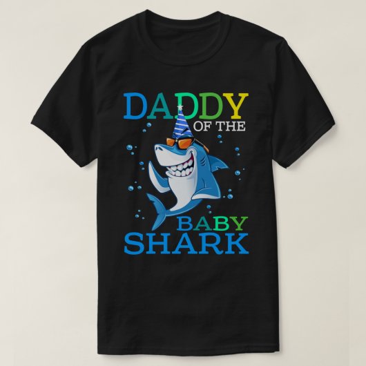 DADDY van de Baby haaienvleerhaai T-shirt (Design voorkant)