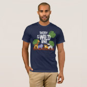 DADDY VAN DE WILD ONE Safari 1st Birthday Party T-shirt (Voorkant volledig)