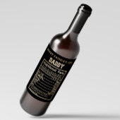 Daddy Voedingsfeiten Vaderdag Wijnlabel Wijn Etiket