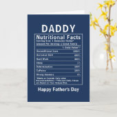 Daddy Voedingsfeiten vadersdag cadeaus Kaart (Gele Bloem)
