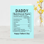 Daddy Voedingsfeiten vadersdag cadeaus Kaart (Gele Bloem)