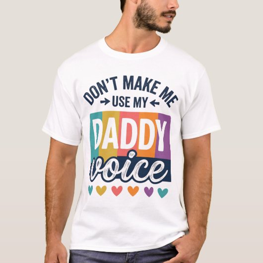 Daddy Voice Vintage Pride T-shirt ontwerp_1 (Voorkant)