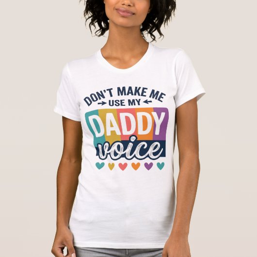 Daddy Voice Vintage Pride T-shirt ontwerp_1 (Voorkant)