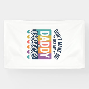 Daddy Voice Vintage Pride T-shirt ontwerp_1 Spandoek