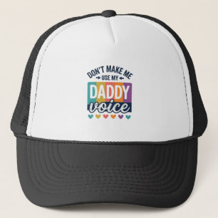 Daddy Voice Vintage Pride T-shirt ontwerp_1 Trucker Pet