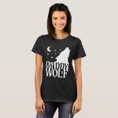 Daddy Wolf Wolf Pack Wolf Family Matching Family O T-shirt (Voorkant volledig)