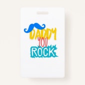 Daddy You Rock Badge (Voorkant)
