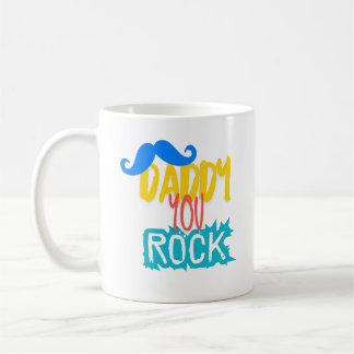 Daddy You Rock Classic Mok, 11 oz Koffiemok