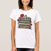 Daddy Zade Book Stack Haunting Adeline Smut Boek T-shirt (Voorkant)