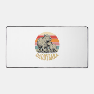 Daddybara Capybara Papa Vintage Sunset Shirt_1 Bureaumat