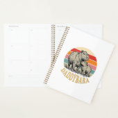 Daddybara Capybara Papa Vintage Sunset Shirt_1 Planner (Display)