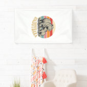 Daddybara Capybara Papa Vintage Sunset Shirt_1 Spandoek (Insitu)