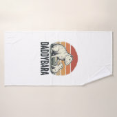 Daddybara Capybara Vintage Sunset Shirt Ontwerp_1 Badhanddoek (Badhanddoek)