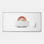 Daddybara Capybara Vintage Sunset Shirt Ontwerp_1 Bureaumat (Keyboard & Muis)