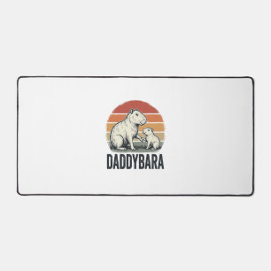 Daddybara Capybara Vintage Sunset Shirt Ontwerp_1 Bureaumat