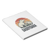 Daddybara Capybara Vintage Sunset Shirt Ontwerp_1 Notitieblok (Schuin)