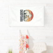 Daddybara Capybara Vintage Sunset Shirt Ontwerp_1 Spandoek (Insitu)