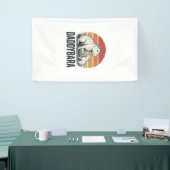 Daddybara Capybara Vintage Sunset Shirt Ontwerp_1 Spandoek (Beurs)