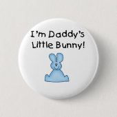 DADDYBUNNYPINK RONDE BUTTON 5,7 CM (Voorkant)