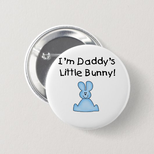 DADDYBUNNYPINK RONDE BUTTON 5,7 CM (Voorkant /achterkant)