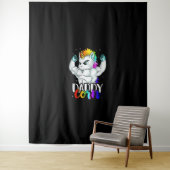 Daddycorn Unicorn Dad Daddy Man Unique Family Chri Wandkleed (In situ)