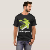 Daddygator vader Alligator Dad Papa Pun T-shirt (Voorkant volledig)