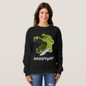 Daddygator Vader Alligator Pap Fathers Day Papa Trui (Voorkant volledig)