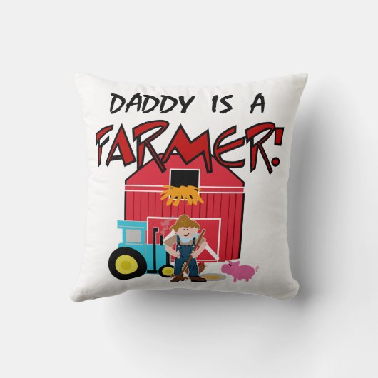 daddyisafarmerTEE Kussen (Achterkant)