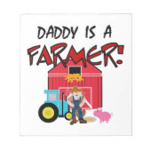 daddyisafarmerTEE Notitieblok (Voorkant)