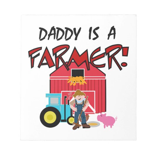 daddyisafarmerTEE Notitieblok (Voorkant)