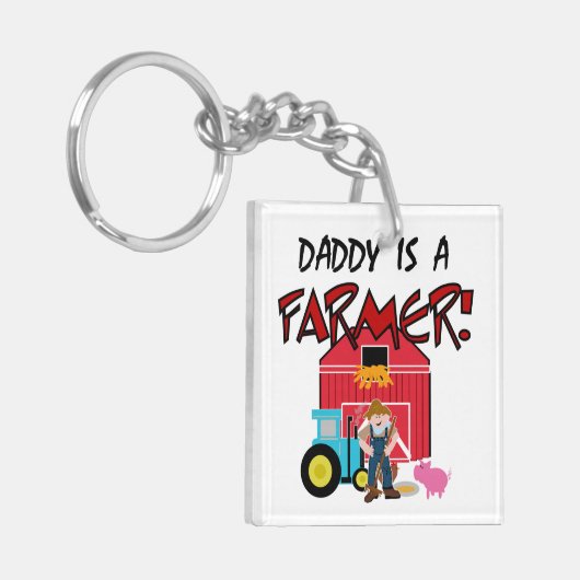 daddyisafarmerTEE Sleutelhanger (Voorkant Links)