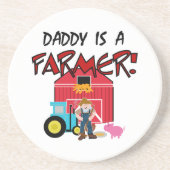 daddyisafarmerTEE Zandsteen Onderzetter (Voorkant)