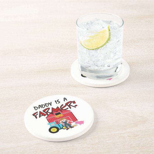 daddyisafarmerTEE Zandsteen Onderzetter (Zijkant)