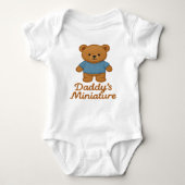 Daddy's Adorable Miniature Bear Romper (Voorkant)