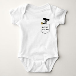 Daddy's assistent, chiropractische baby, chiro tee romper