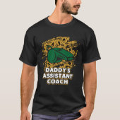 Daddys Assistent Coach Kind Humor Zoon en Daught T-shirt (Voorkant)