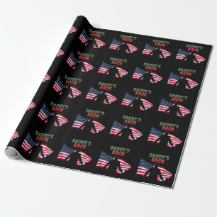 Daddy's Back Trump 2024 De terugkeer naar Amerika Cadeaupapier