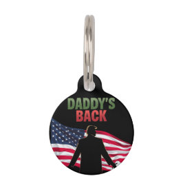 Daddy's Back Trump 2024 De terugkeer naar Amerika Huisdierpenning