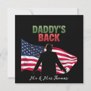 Daddy's Back Trump 2024 De terugkeer naar Amerika Kaart
